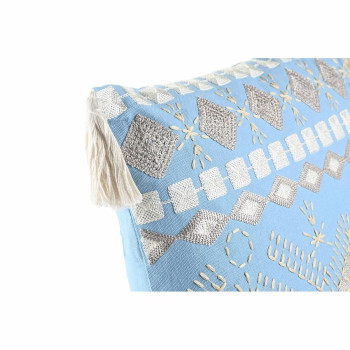 spilvens DKD Home Decor Zils Balts 40 x 15 x 40 cm,,,