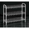 SHOE METAL  KURPJU PLAUKTS 64x23x59CM, 3 Tier  , LDPE PĀRKLĀJUMS, Metaltex