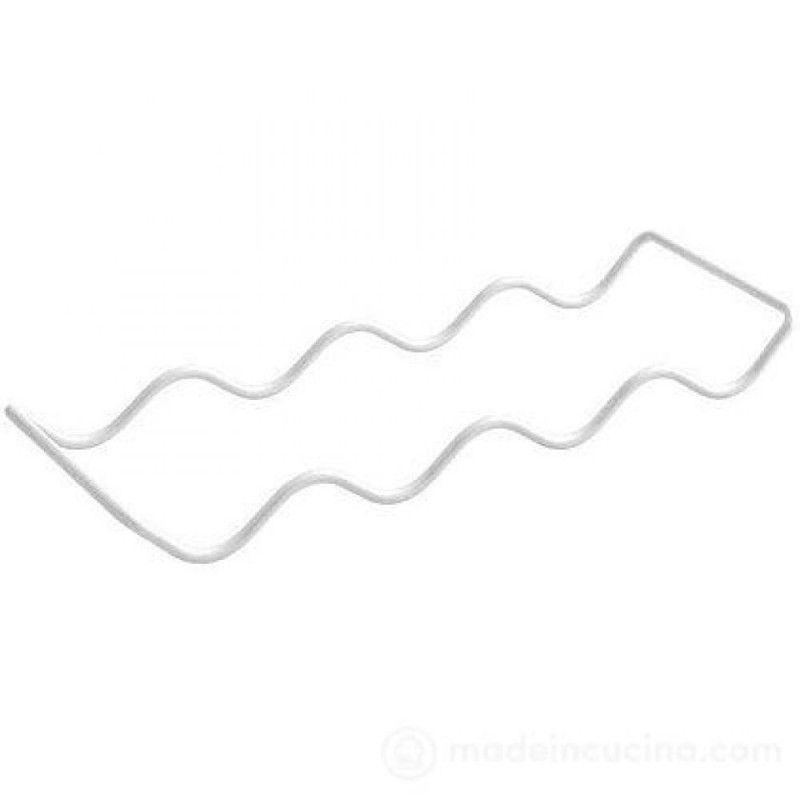 OLA PUDEĻU STATĪVS LEDUSSKAPIM 12x32x3CM, 10 PUDELĒM., NER.TĒR., LDPE PLASTIKĀTA PĀRKL., Metaltex