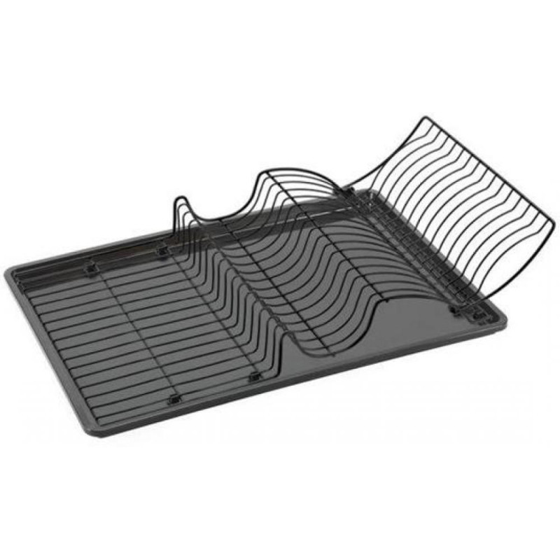 LAVA WING-TEX TRAUKU СУШИЛКА  50x31x11CM, MELNS, NER.TĒR/PLASTMASA, TOUCH THERM PĀRKL., Metaltex