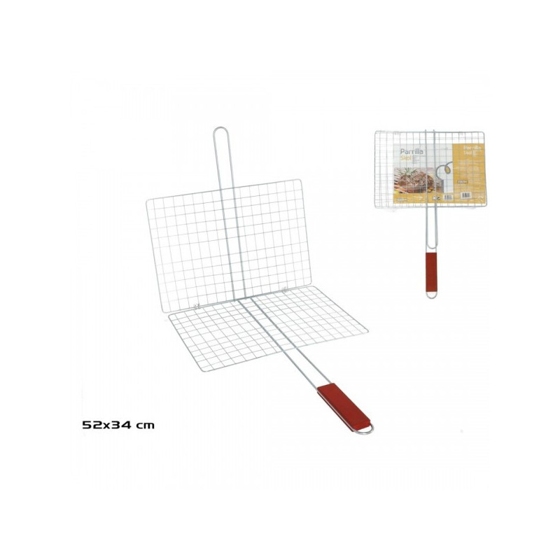 Kepimo grotelės med.rank. 34*24cm BBQ