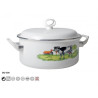 Puodas emaljētsjēts 20cm 2.5L с крышкой BD09078C