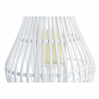 Lantern DKD Home Decor White Multicolour Metal Bamboo Crystal Urban 30 x 40 cm 29 x 29 x 34 cm,,,