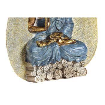 Dekoratīvās figūriņas DKD Home Decor Zils Sarkans Oranžs Bronza Buda Austrumniecisks 15,5 x 5 x 20,7 cm (3 gb.),,,