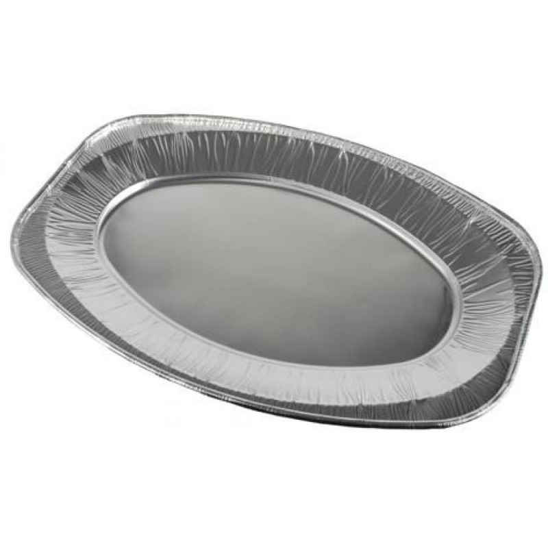 SERVĒJAMI ALUMĪNIJA ŠĶĪVJI 44.5x29.5CM, 10GAB., OVĀLI 0,45kg/iepak., Pap Star