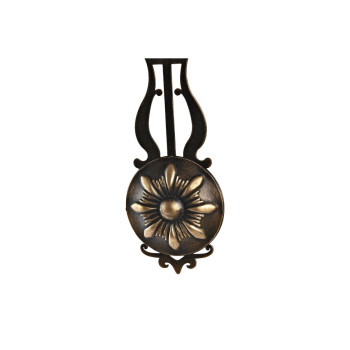 Настенное часы DKD Home Decor Чёрный Позолоченный Стеклянный Железо маятник 27 x 7,5 x 57,5 cm (2 штук)