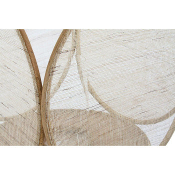 Lantern DKD Home Decor Crystal Natural Brown Bamboo Oriental 42 x 42 x 55 cm,,,
