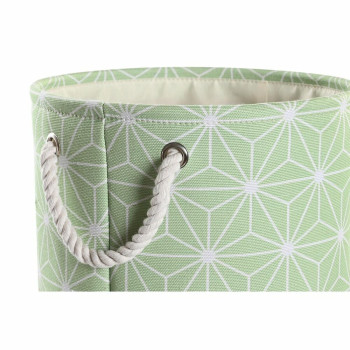 Grozs DKD Home Decor Zaļš Bēšs Ģeometrisks 30 x 30 x 35 cm 4 Kg 3 Daudzums (3 gb.),,,