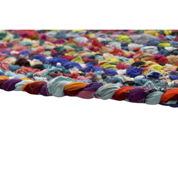 Vaip DKD Home Decor Polüester Puuvill Mitmevärviline Džuut (200 x 200 x 0,7 cm),,,
