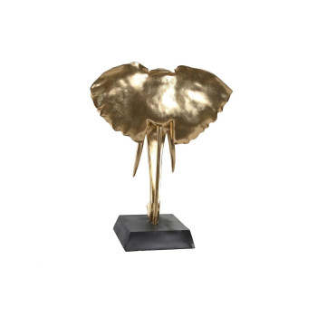 Dekoratīvās figūriņas DKD Home Decor Melns Bronza Zilonis Koloniāls 43 x 22 x 55,5 cm,,,