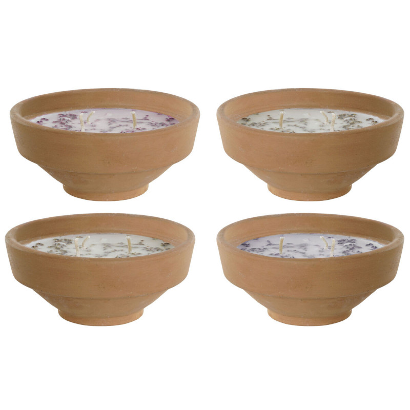 Aromātiska svece DKD Home Decor Dabisks Cottage 250 g (4 gb.),,,