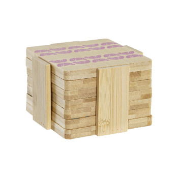 Костер DKD Home Decor Africa Бамбук Колониальный Африканец (6 pcs)