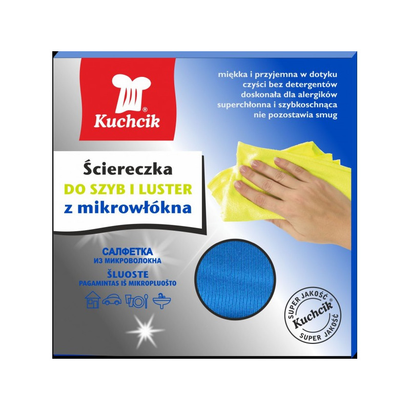 Šluostė langams mikropluošto 30*30cm 3256