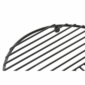 Stalo kilimėlis DKD Home Decor Grotelės Juoda Metalinis 20 x 20 x 1,5 cm