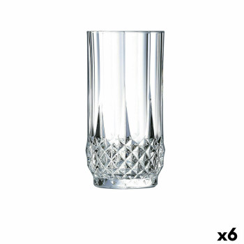 Стакан Cristal d’Arques Paris Longchamp Прозрачный Cтекло (28 cl) (Pack 6x)