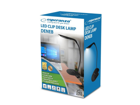 Esp.Lampka galda lampa DENEB melna