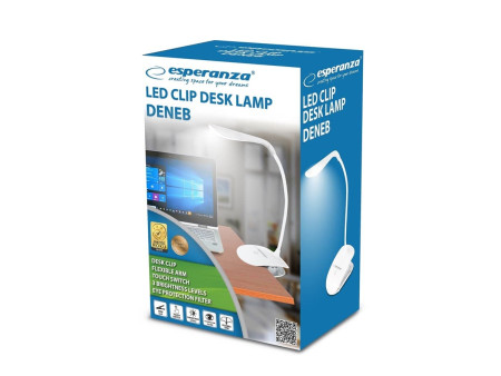 Esp.Lampka galda lampa DENEB balta