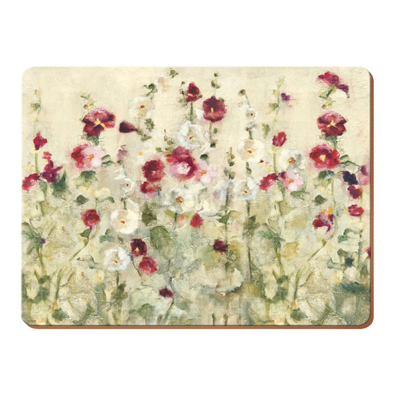 WILD FIELD POPPIES DINING ROOMS PALIKTŅI 30X22.8CM 4PC., Creative Tops