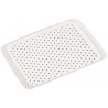 TRAY  35x26x2CM, AR NESLĪDOŠIEM PUNKTIEM, WHITE, PLASTIC , Kesper