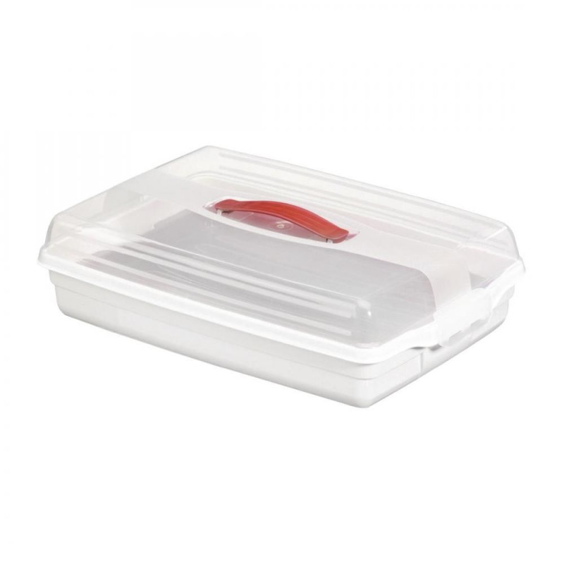 CURVER KŪKAS TRANSPORTĒŠANAS BOX  45X29,5X11,1CM, WHITE, PLASTMASA, Curver
