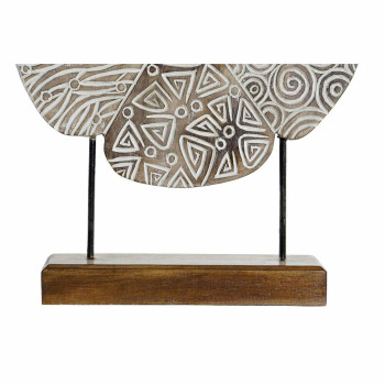 Dekoratīvās figūriņas DKD Home Decor Balts Brūns Abstrakts 40 x 10 x 51 cm,,,