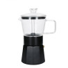 LA CAFETIÈRE VERONA ESPRESSO COFFEE MAKER  6 TASĪTĒM, MELNS, FOR INDUCTION, La Cafetiere