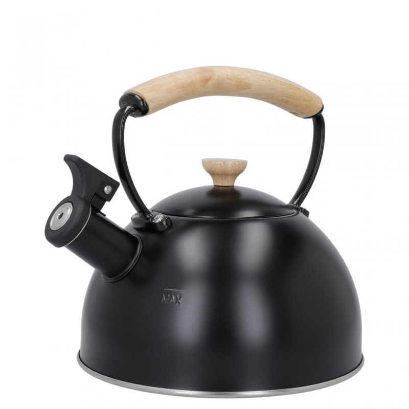 LA CAFETIÈRE KETTLE  AR SVILPI 1.6L, black , WOOD   PEN URIS, N/T, La Cafetiere