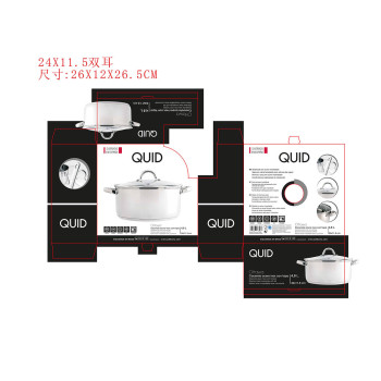 Kastrul kaanega Quid Metall Teras (24 cm)