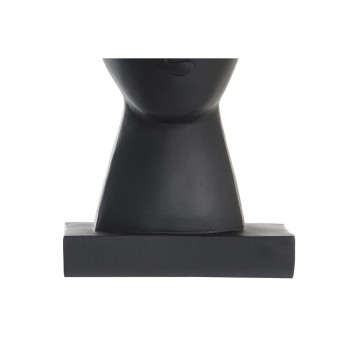 Dekoratīvās figūriņas DKD Home Decor Seja Melns Bronza 14,5 x 10,5 x 27,5 cm (2 gb.),,,