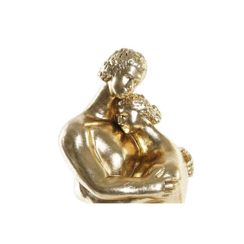 Dekoratīvās figūriņas DKD Home Decor Pāris Melns Bronza 15,5 x 13,5 x 37,5 cm (2 gb.),,,