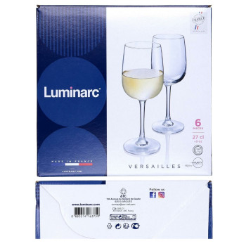 Veiniklaas Luminarc Versailles 6 unidades 270 ml (27 cl)