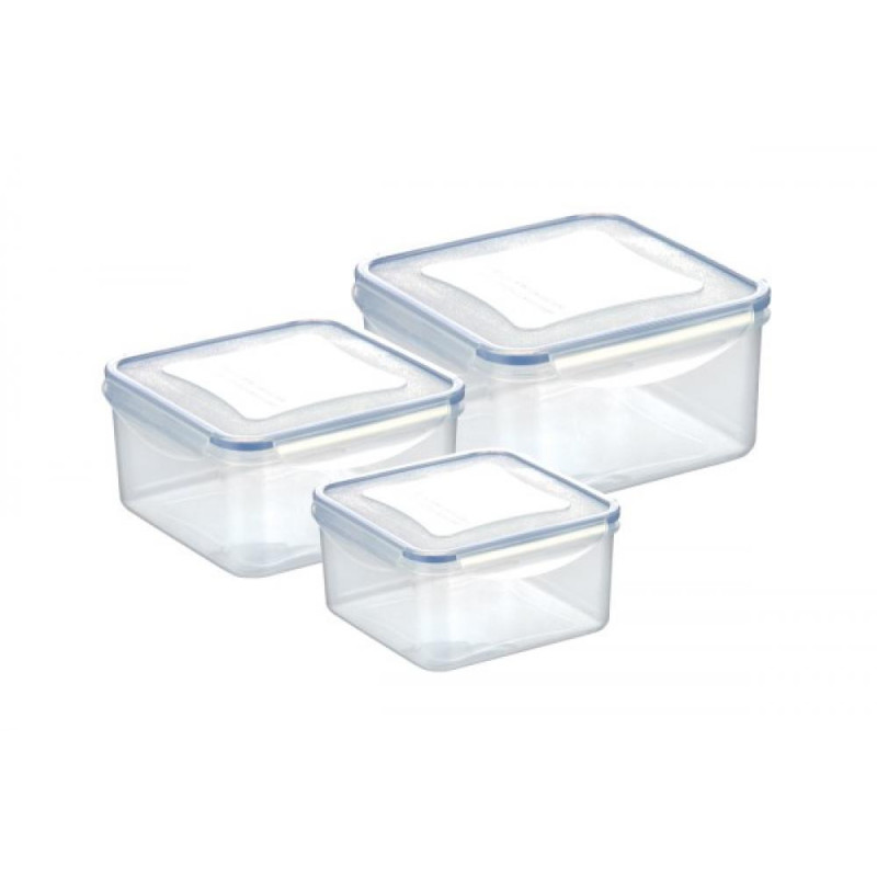 FRESHBOX KASTĪŠU SET. 3PC.. 0.4L,0.7L,1.2L, Tescoma