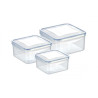 FRESHBOX KASTĪŠU SET. 3PC.. 0.4L,0.7L,1.2L, Tescoma