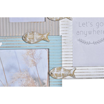 Фото рамка DKD Home Decor Beach 51 x 2 x 40,5 cm Деревянный Моряк