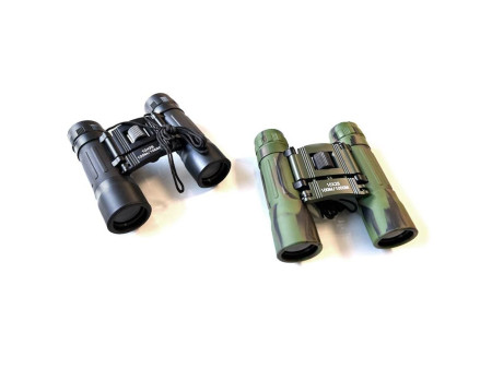 Black tourist binoculars