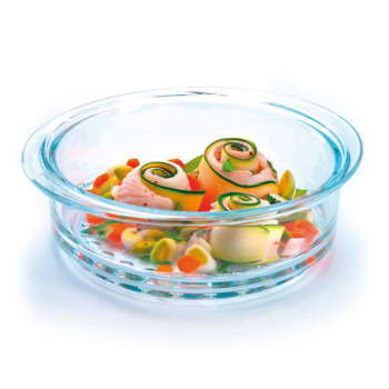 Krāsns Trauks Pyrex Steam&Care Caurspīdīgs Stikls,Ø 20 cm