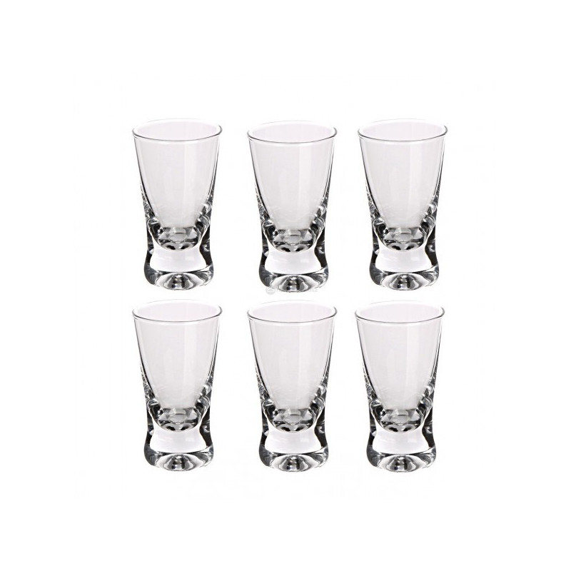 Stikliukai 25ml 6vnt X Orka be dekoro