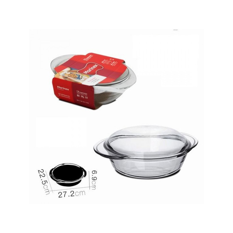 Indas kepimui stikl. s/d 1.5L+0.8L Marinex