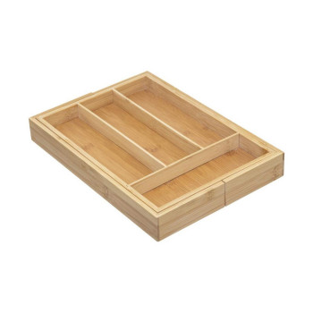 Stalo įrankių dėklas 5five Simply Smart Ruda Natūralus Medžio Bambukas 34 x 25 x 4,5 cm