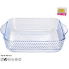 Indas kepimui stikl. 3.2L 32*28*6cm RECT