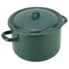 Puodas emaljētsjēts 20cm 4.5L с крышкой GREEN