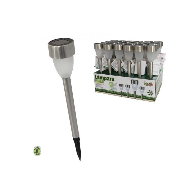 Laternu lampa lauko 33cm įsmeigiamas ar saulės baterija