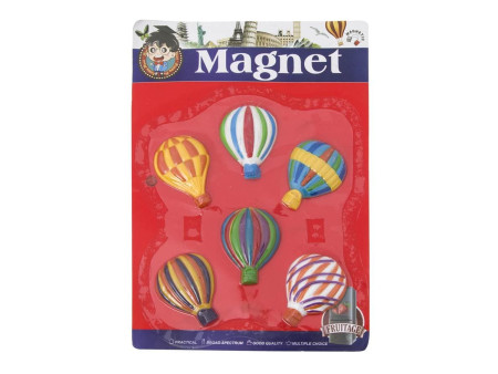 Dekoratīvie baloni magnētu maisījums 6 gab.