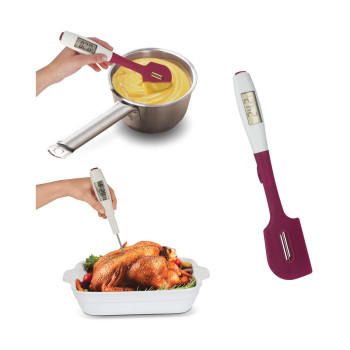 Virtuvės Špachlė Metaltex 29806410 Silikoninis 30 cm Balta