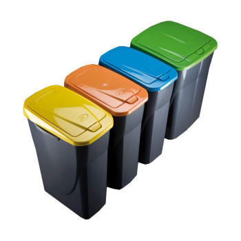 prügikast Mondex Roheline Must/Roheline polüpropüleen Plastmass 15 L,,,