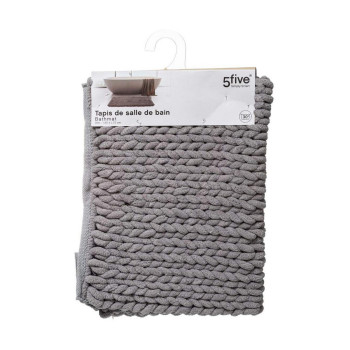 Bath rug 5five Simply Smart Grey Polyester 50 x 75 cm,,,