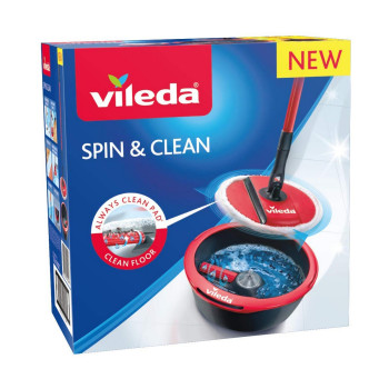 Mop with Bucket Vileda Spin & Clean Besisukantis polipropileno,,,