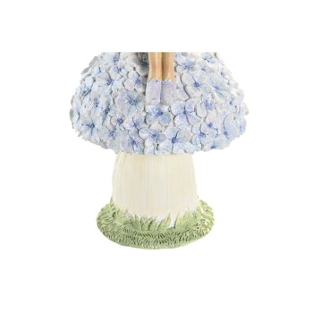Dekoratīvās figūriņas DKD Home Decor Zils Rozā Ceriņš Feja 9,5 x 8 x 17 cm (3 Daudzums),,,