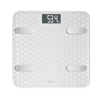 Skaitmeninės vonios kambario svarstyklės LAICA PS7011 Balta stiklas 180 kg,,,