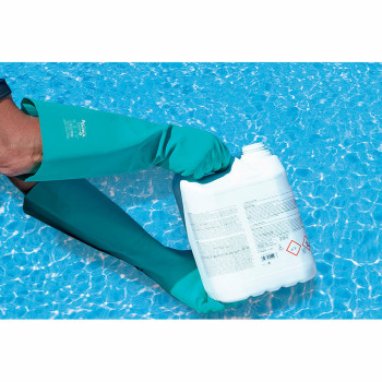 Work Gloves JUBA Green Satin finish Nitrile Pool,,,10,